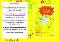 festival Cratère Surfaces. Du 1er au 5 juillet 2014 à Alès. Gard. 